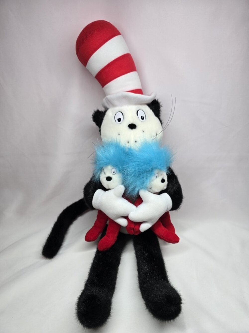 Dr Seuss Cat in The Hat Thing 1 & Thing 2 Stuffed Animal Plush 26" Universal